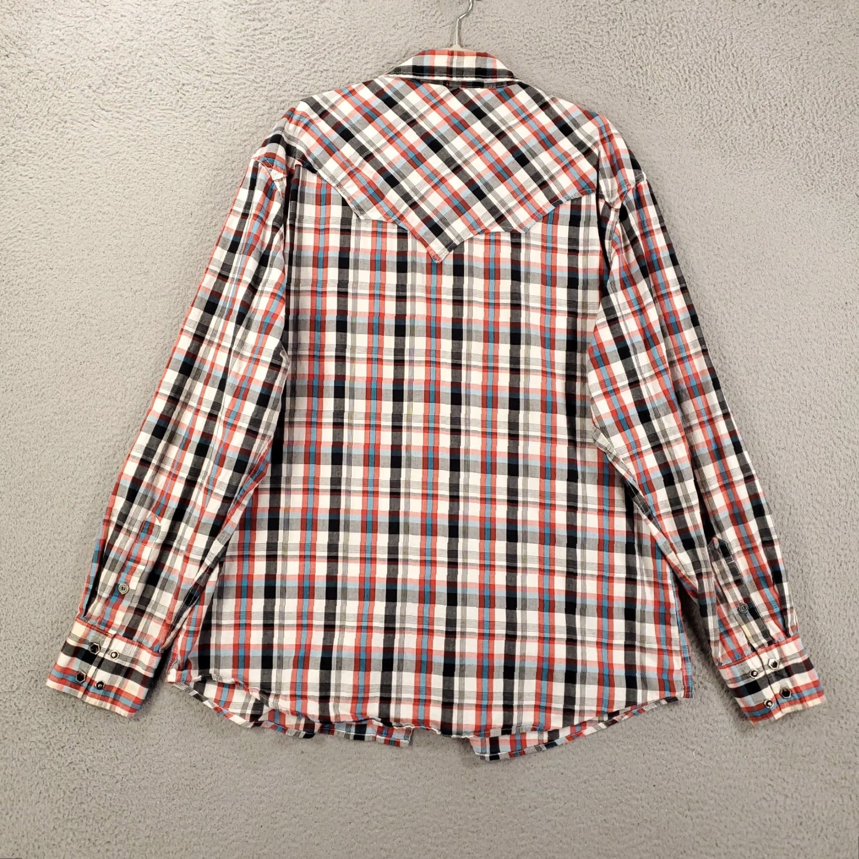 Vintage Cinch Mens XL Modern Fit Plaid Button-Up Shirt Cowboy Western Snap Pocketed Casual Workwear Size US XL / EU 56 / 4 - 6 Thumbnail