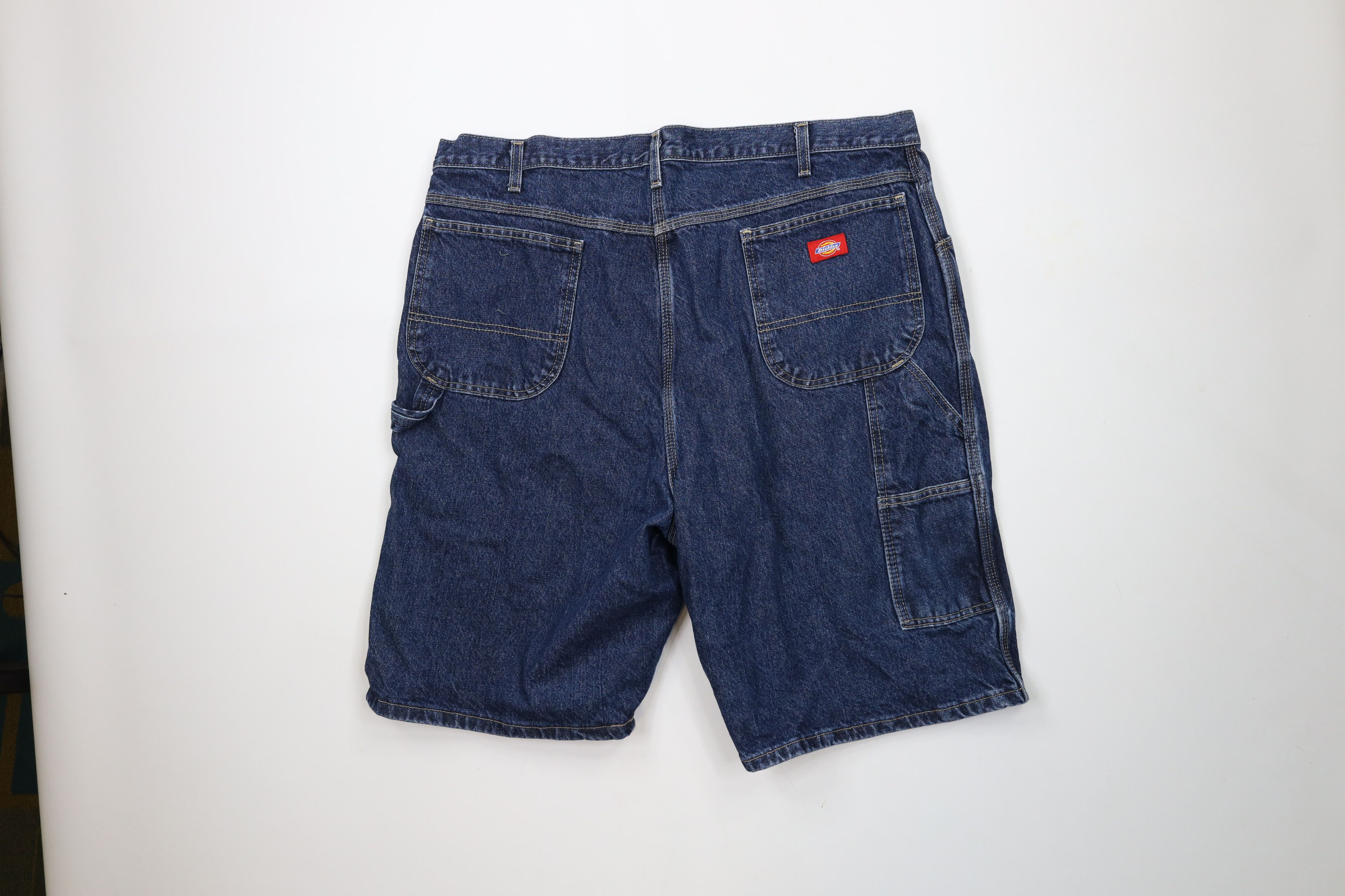 Dickies × Vintage Vintage Dickies Baggy Fit Dungaree Denim Jean Shorts Jorts Size US 42 / EU 58 - 2 Thumbnail