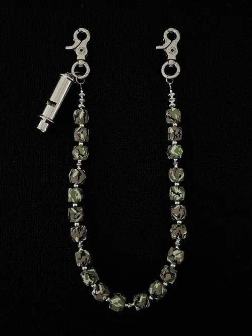 Jewelry Camouflage Bead Wallet Chain,Y2K Pants / Jeans Chain Size ONE SIZE - 7 Thumbnail