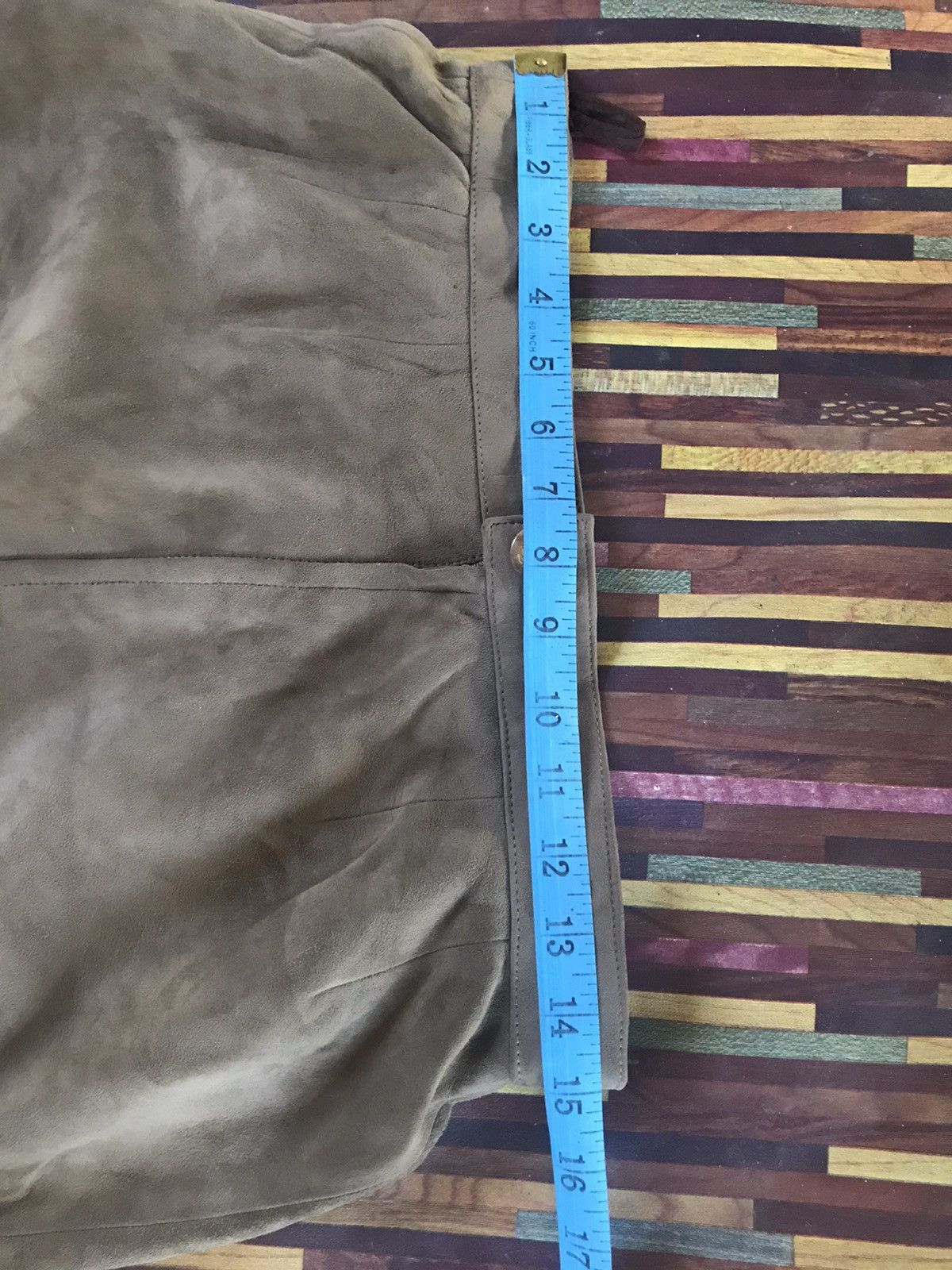 Loewe 🔥vintage🔥 LOEWE spain soft leather mini skirt Size S / US 4 / IT 40 - 4 Thumbnail