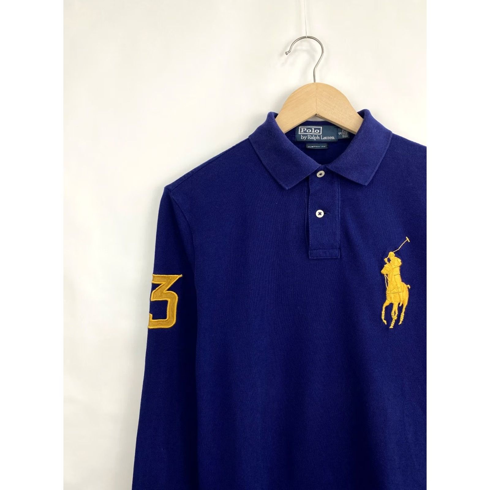 Ralph Lauren VINTAGE Ralph Lauren Polo Long Sleeve Shirt S Dark blue 90s 1990s Mens Size US S / EU 44-46 / 1 - 3 Thumbnail