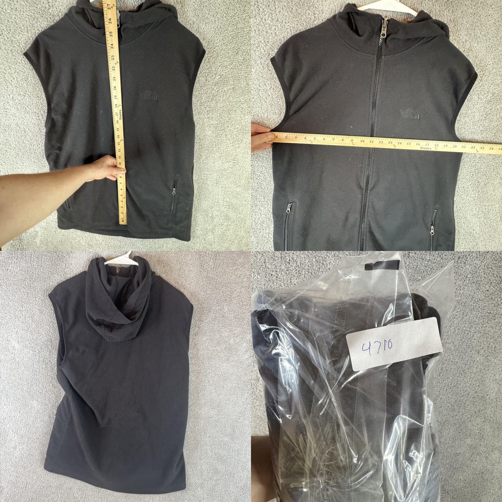 The North Face The North Face Vest Mens L Black Hooded Full Zip Puffer Fleece Outdoor Warm Size US L / EU 52-54 / 3 - 8 Thumbnail