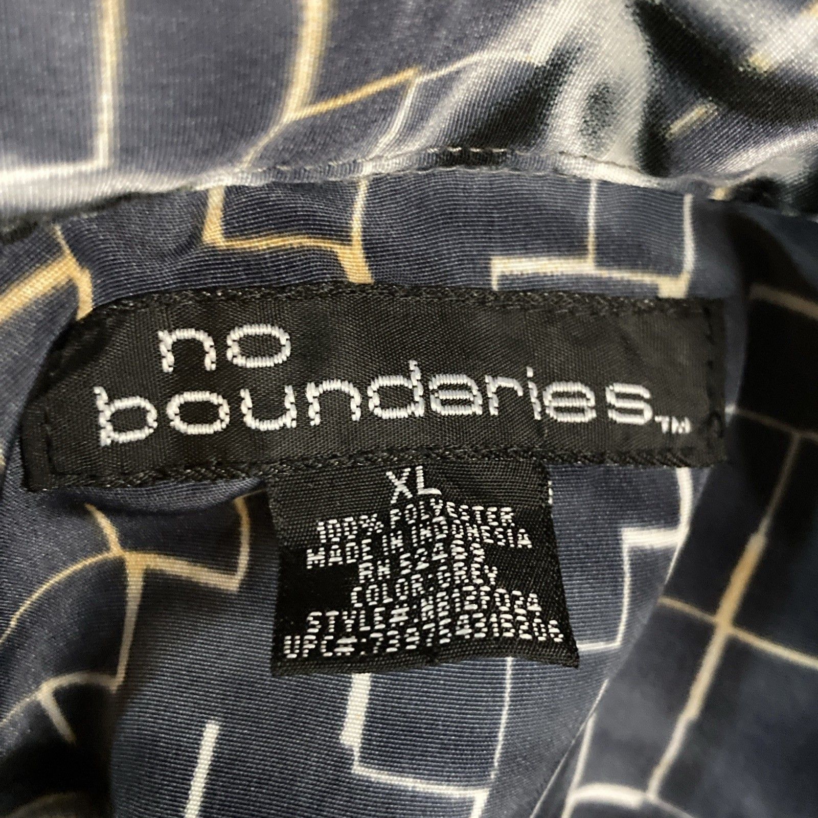 Vintage Y2K No Boundaries Button Shirt Men’s XL Graffiti Flame Size US XL / EU 56 / 4 - 6 Thumbnail
