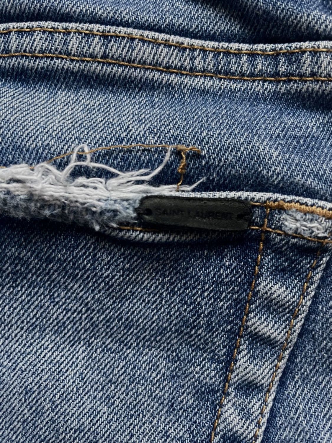 Hedi Slimane × Saint Laurent Paris Saint Laurent Paris D05 jeans Size US 29 - 6 Thumbnail
