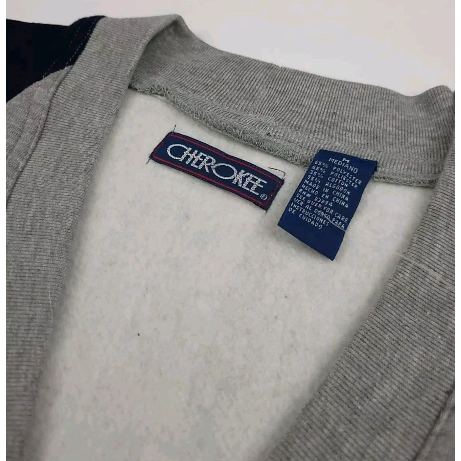 Cherokee Vintage Cherokee Sport Cardigan Sweatshirt 90s Vtg USA Grey New NWT Deadstock Size US M / EU 48-50 / 2 - 4 Thumbnail
