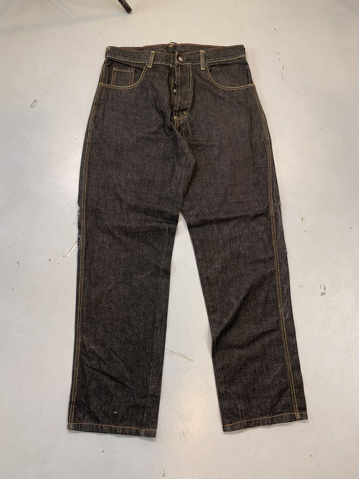 Vintage Vintage Evisu inspired diecock seagull printed denim Size US 36 / EU 52 - 7 Thumbnail