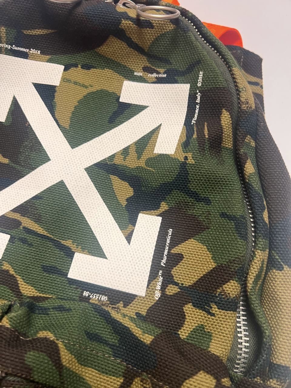 Off-White NWT🏷️ Off-White Multicolour Camouflage Backpack Size ONE SIZE - 5 Thumbnail