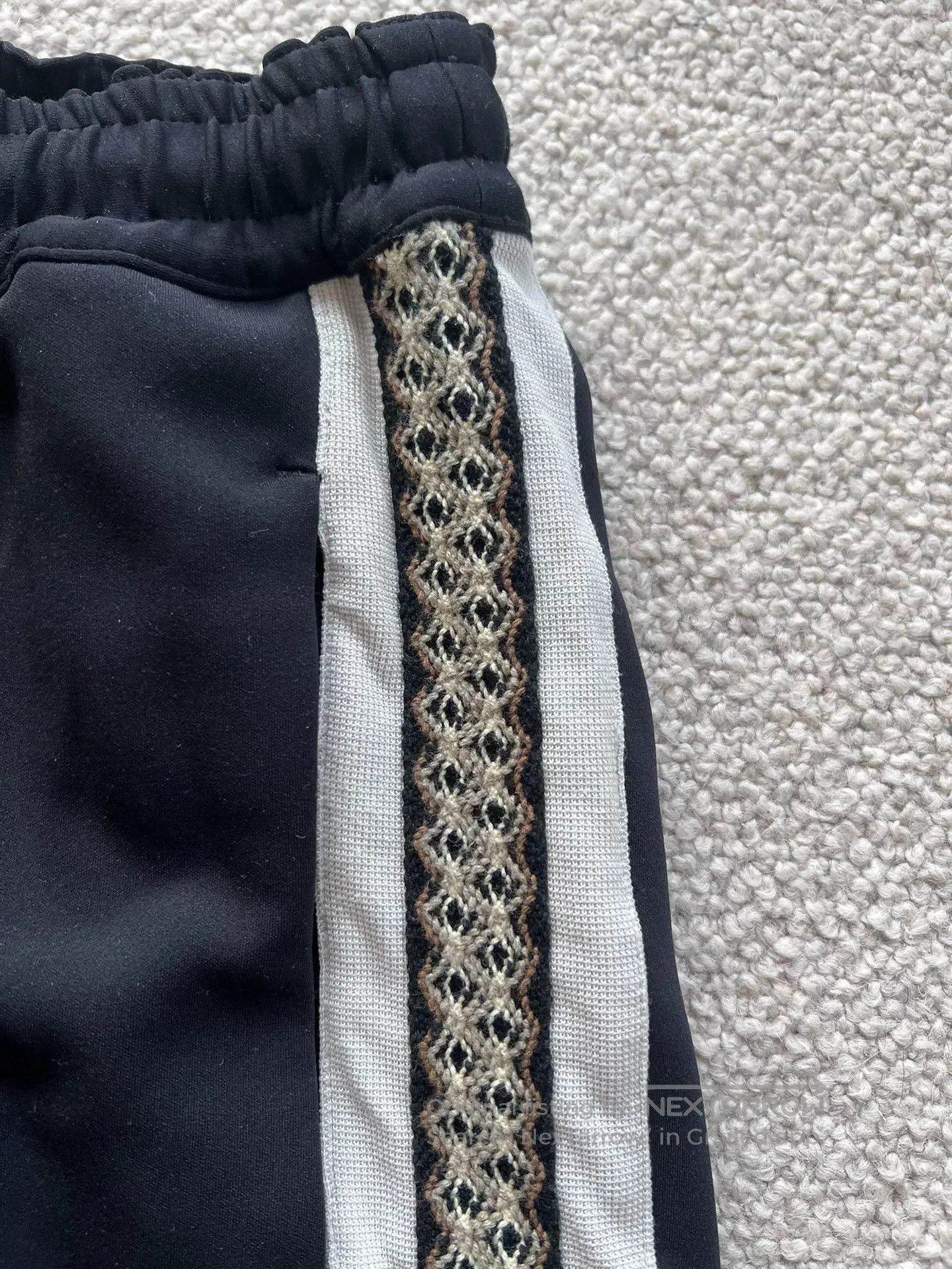Sasquatchfabrix sasquatchfabrix lace tape track pants. Size US 34 / EU 50 - 2 Thumbnail