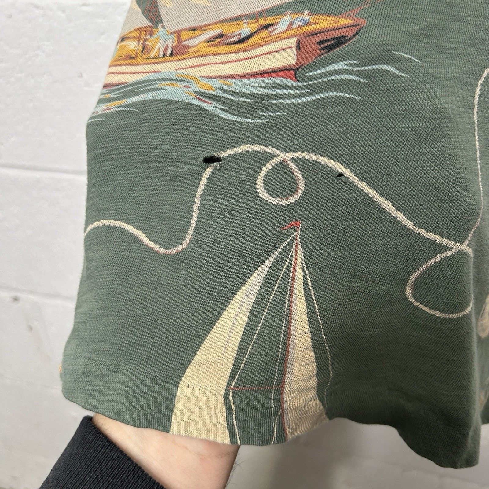 Polo Ralph Lauren Vintage Polo Ralph Lauren All Over Print “Sailing” Shirt Size US M / EU 48-50 / 2 - 3 Thumbnail