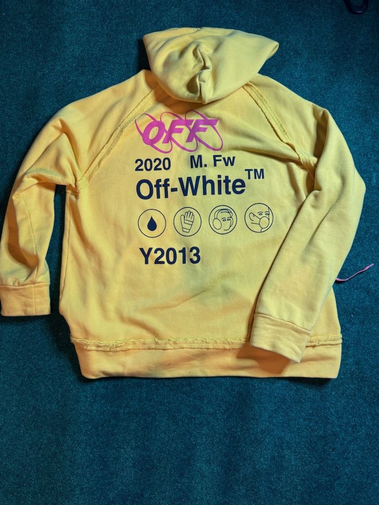 Off-White Off-white Oversized Industrial Y013 Hoodie Size US M / EU 48-50 / 2 - 5 Thumbnail