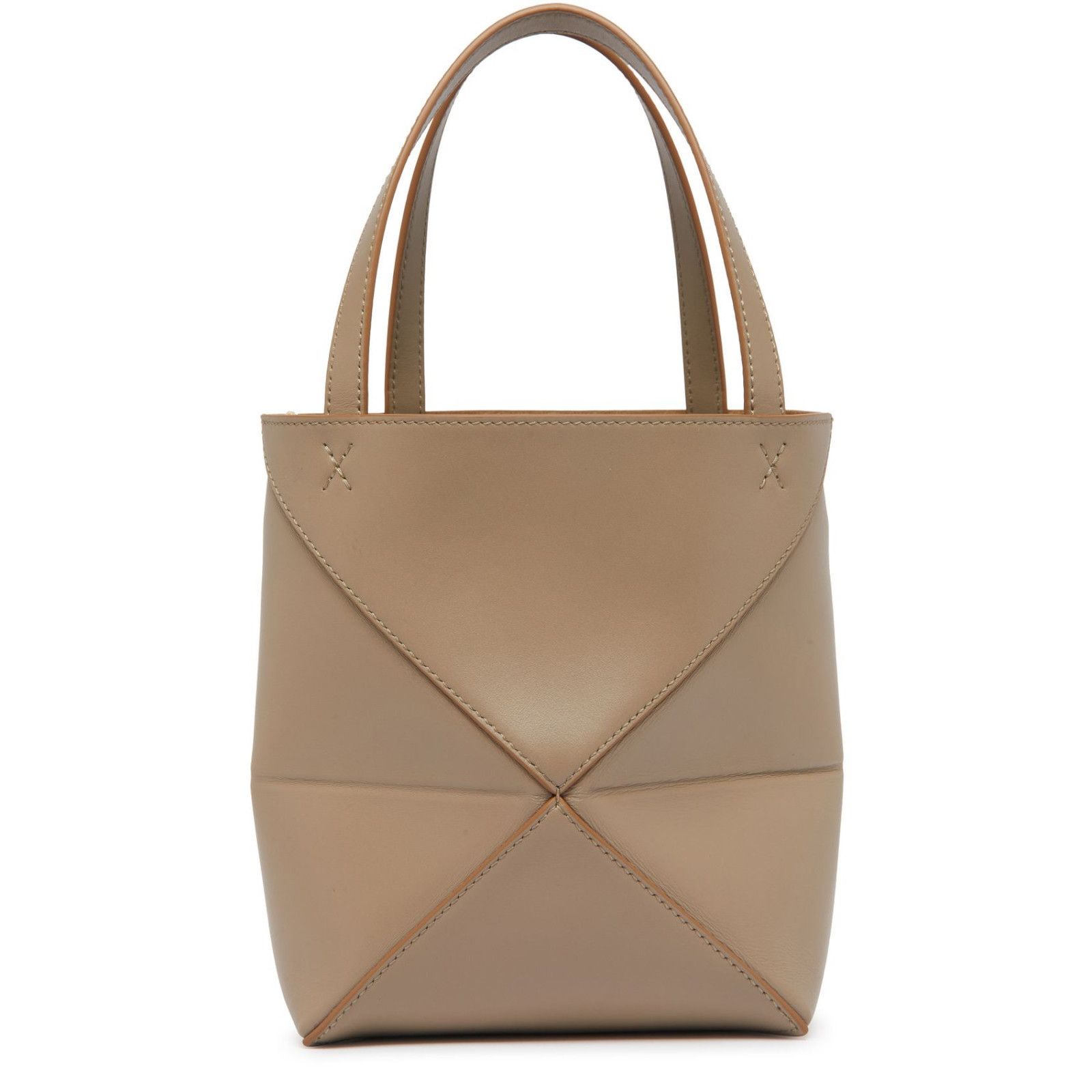 Loewe LOEWE Puzzle Mini Fold Sand Leather Tote Bag New/Authentic Size ONE SIZE - 3 Thumbnail