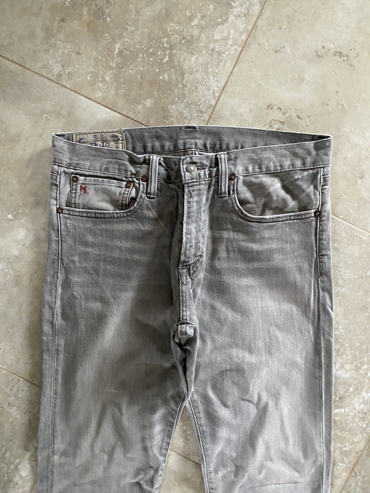Polo Ralph Lauren Vintage Polo Ralph Lauren RL Slim Jeans Japanese Grinch Y2K Size US 31 - 4 Thumbnail