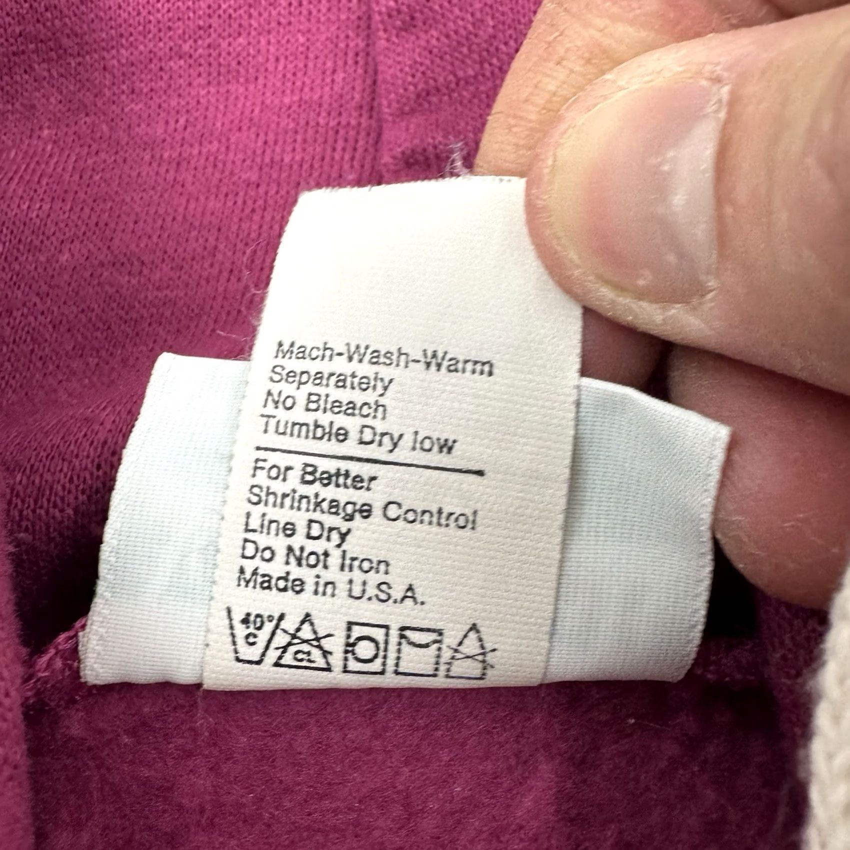 Vintage VINTAGE Activewear Hoodie Adult Medium Red 80s USA Full Zip Acrylic Made In USA Mens Size US M / EU 48-50 / 2 - 6 Thumbnail