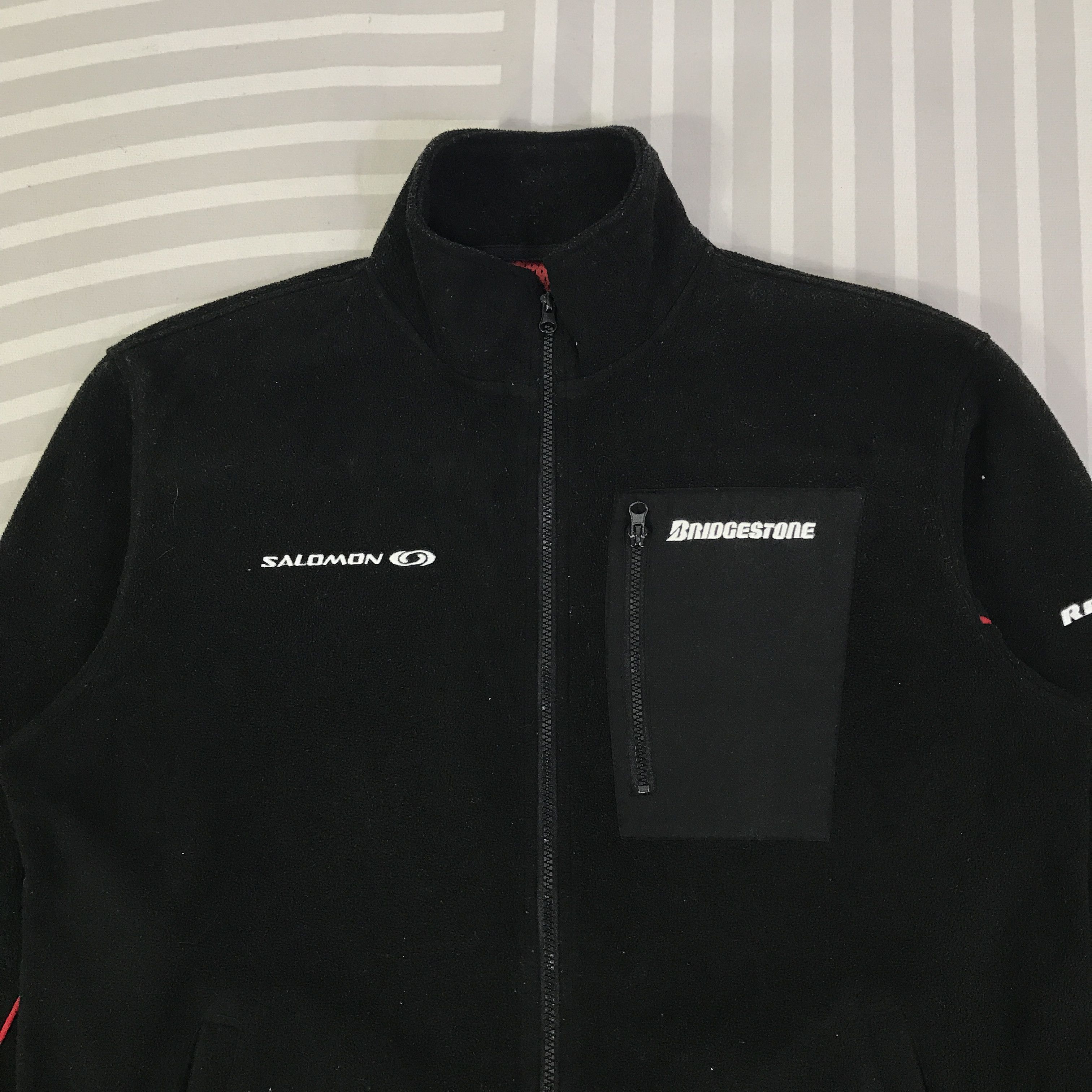 Japanese Brand Vintage Salomon x Bridgestone flecce Jacket K122B10 Size US L / EU 52-54 / 3 - 2 Thumbnail