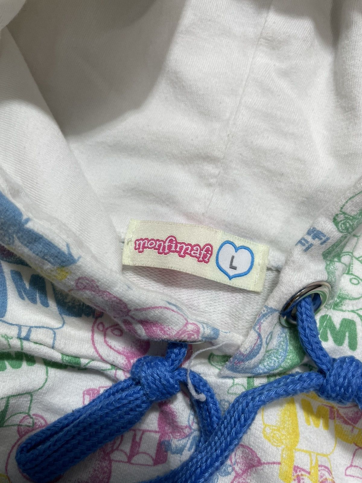 Japanese Full Printed Bear Hoodie y2k hysteric style