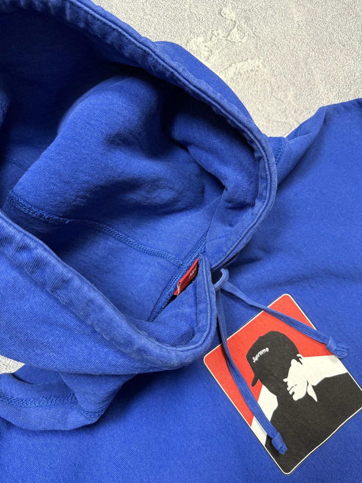 Supreme Supreme Blue Hoodie With Logo Size US M / EU 48-50 / 2 - 14 Thumbnail