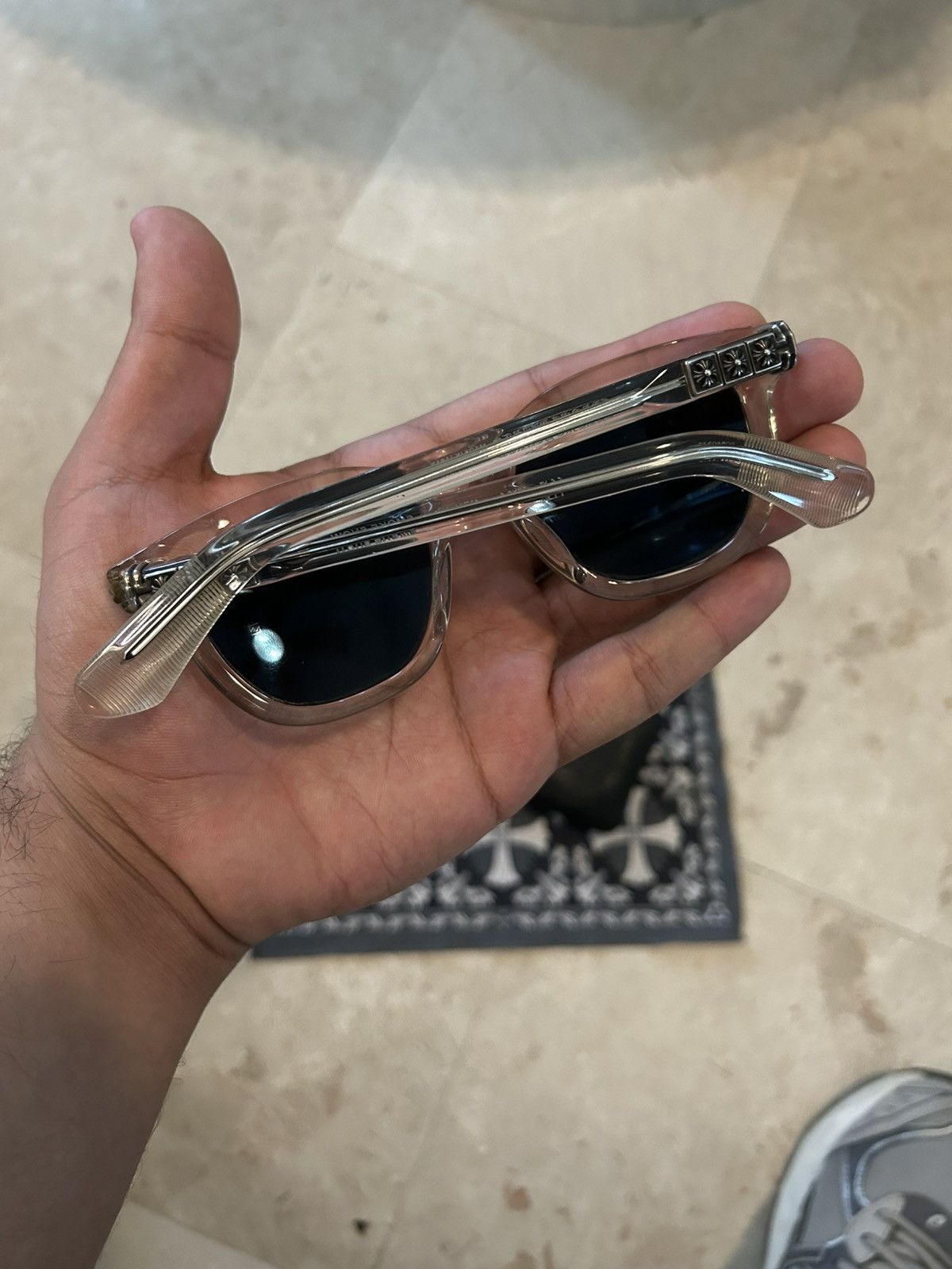 Chrome Hearts Chrome Hearts Smoke Show 925 Silver Glasses Size ONE SIZE - 5 Thumbnail