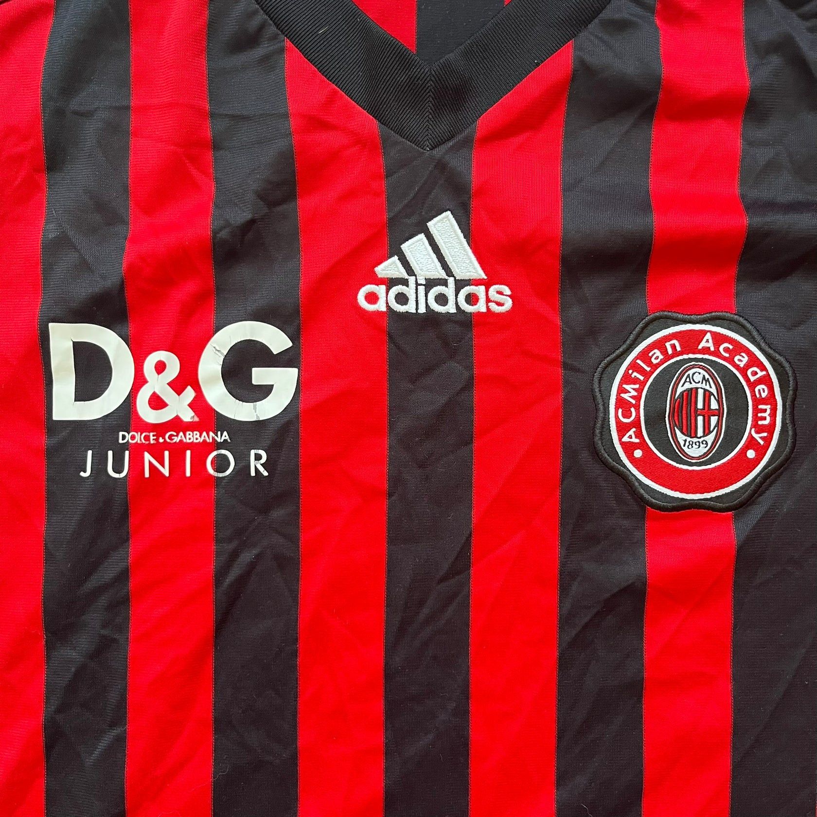 Adidas AC Milan Academy x Dolce & Gabbana 2008/09 Home Tee Size US M / EU 48-50 / 2 - 2 Thumbnail