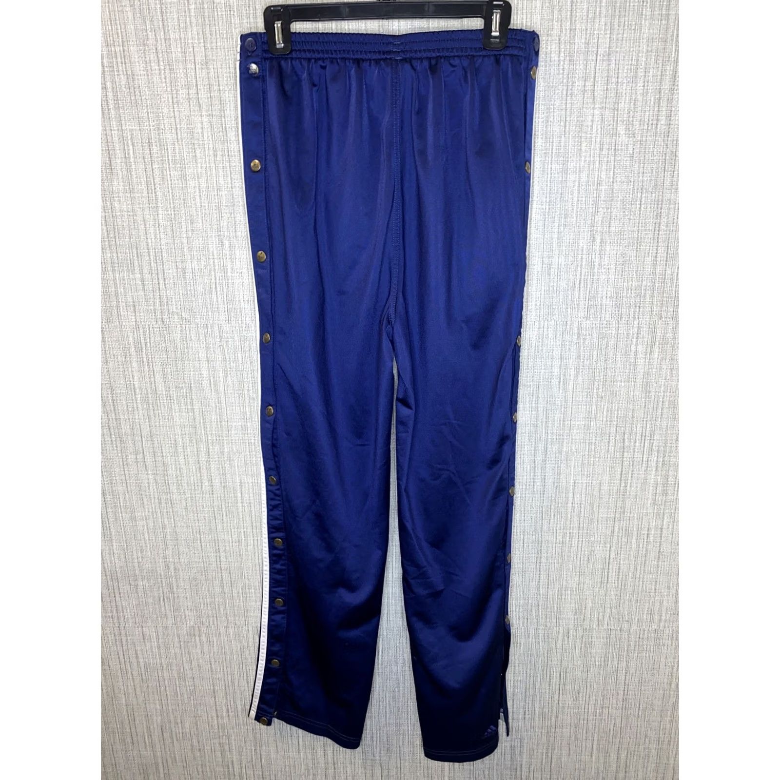 Adidas VTG Adidas Button Down Sides Sweatpants Mens L Blue Sweatpants Comfort Activewear Button Closure Size US 33 - 5 Thumbnail