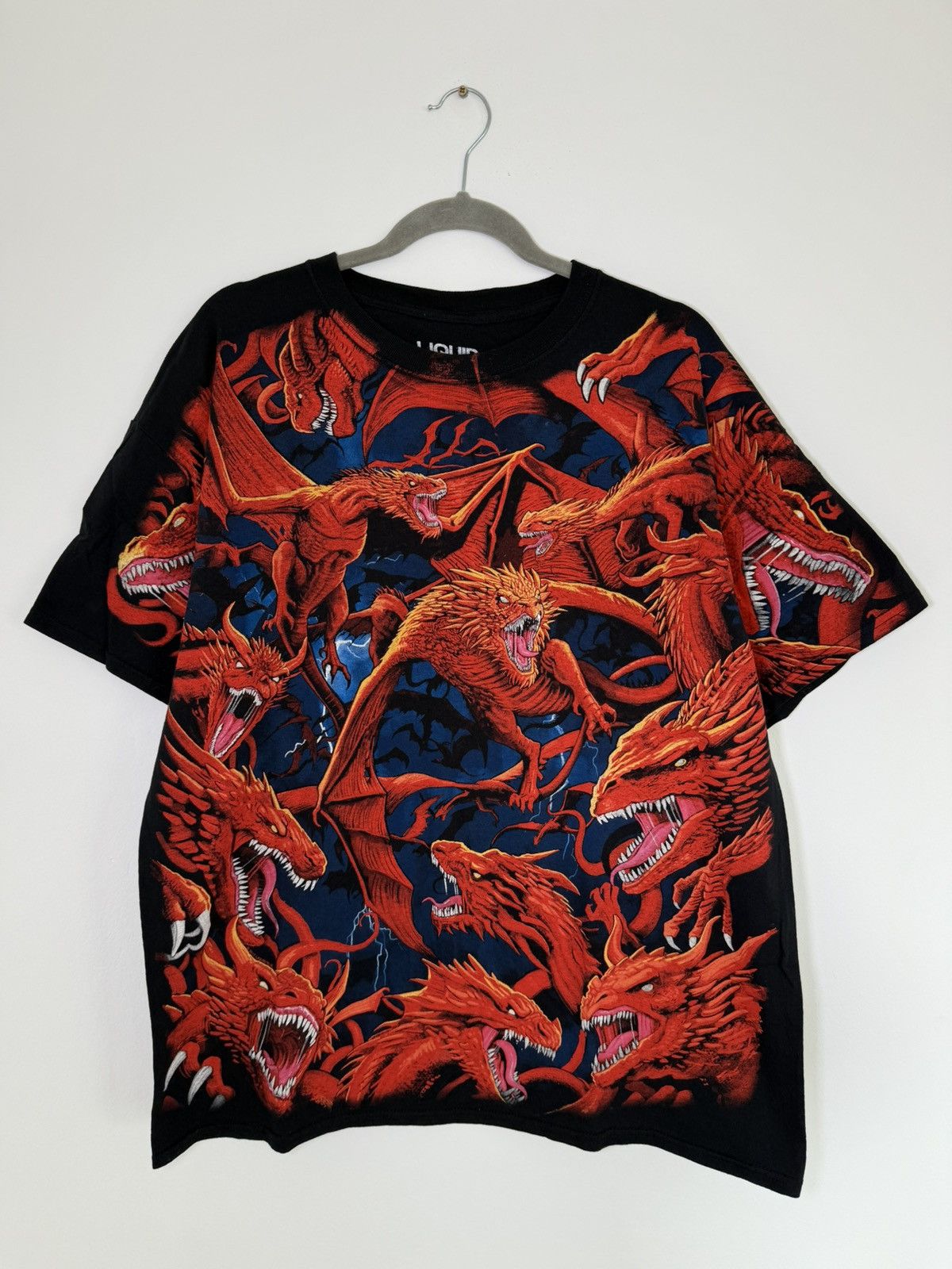 Liquid Blue × Vintage Liquid Blue Dragon All over Print t shirt Merch XL warren Size US XL / EU 56 / 4 - 1 Thumbnail
