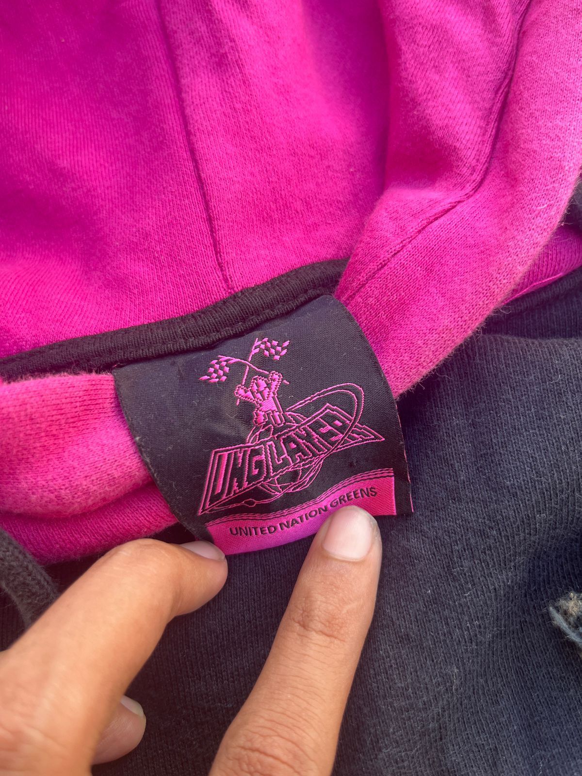 Japanese Brand Neon Genesis Melancholy Anime Embroidered Hoodie Cyber Y2K Size US M / EU 48-50 / 2 - 4 Thumbnail
