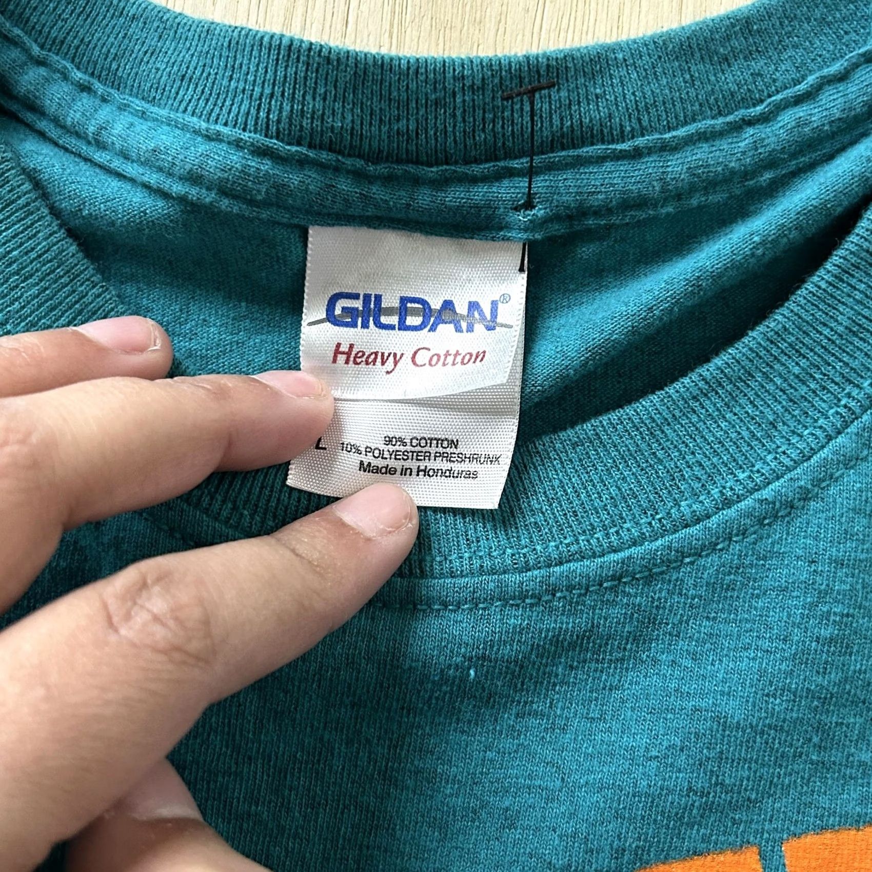 Gildan Duck Dynasty Gildan Mens Large T-Shirt Graphic Print Crew Neck Short Sleeve Blue Happy Happy Funny Slogan Cotton Poly Shirt Mens Size US L / EU 52-54 / 3 - 3 Thumbnail