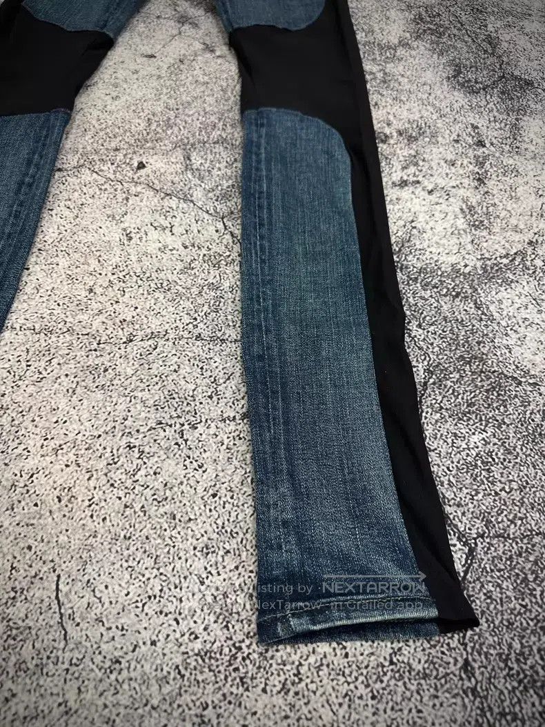 Helmut Lang Helmut Lang size 24 Patchwork Deconstructed Jeans Size US 26 / EU 42 - 2 Thumbnail
