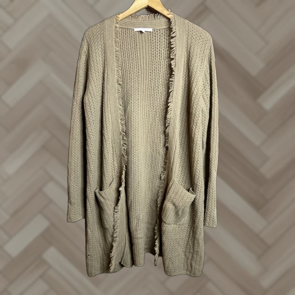 Y/Project The Cashmere Project Women's Cardigan Sweater Brown M Long Sleeve Round Neck Autumn 90s? Size M / US 6-8 / IT 42-44 - 1 Thumbnail