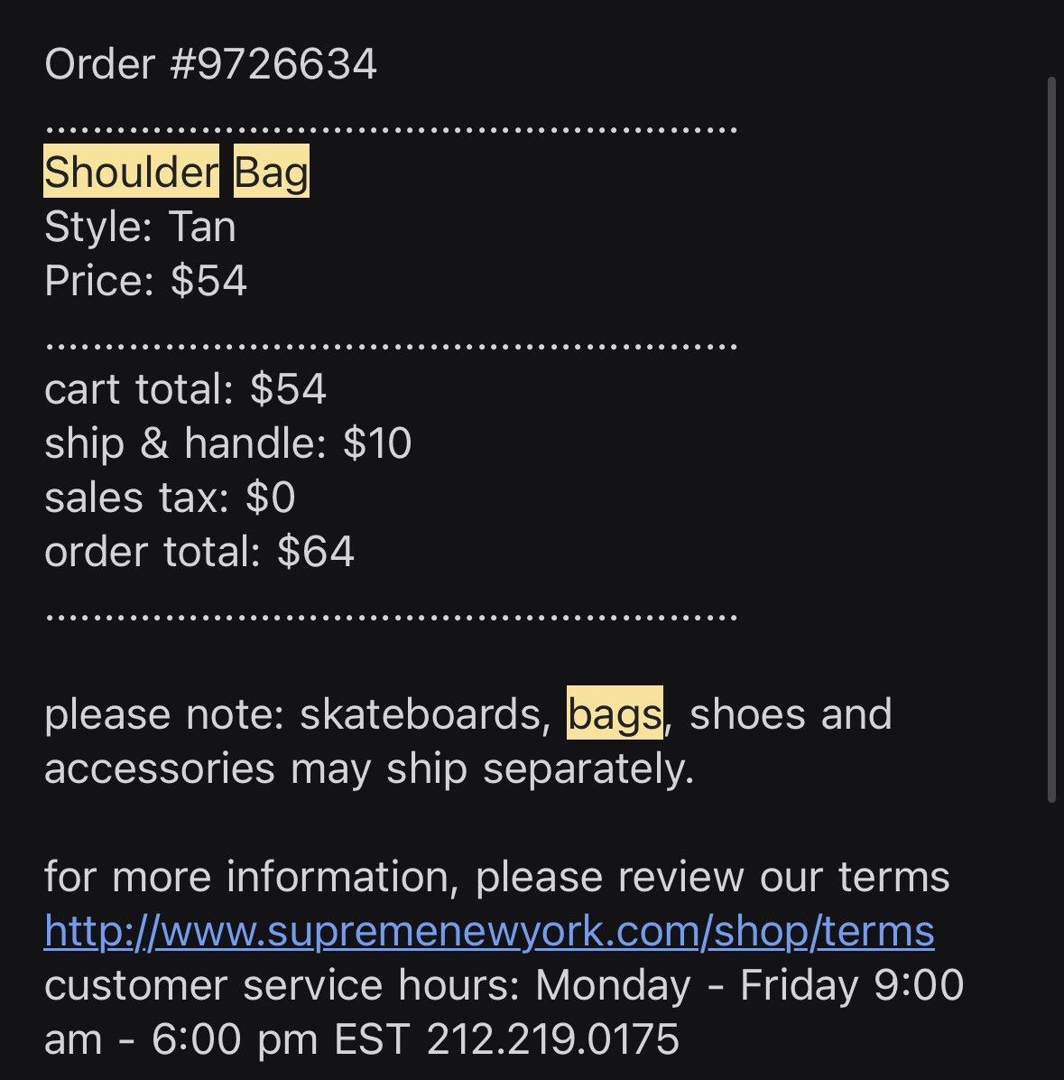 Supreme SS18 Shoulder Bag (Tan) Size ONE SIZE - 6 Thumbnail