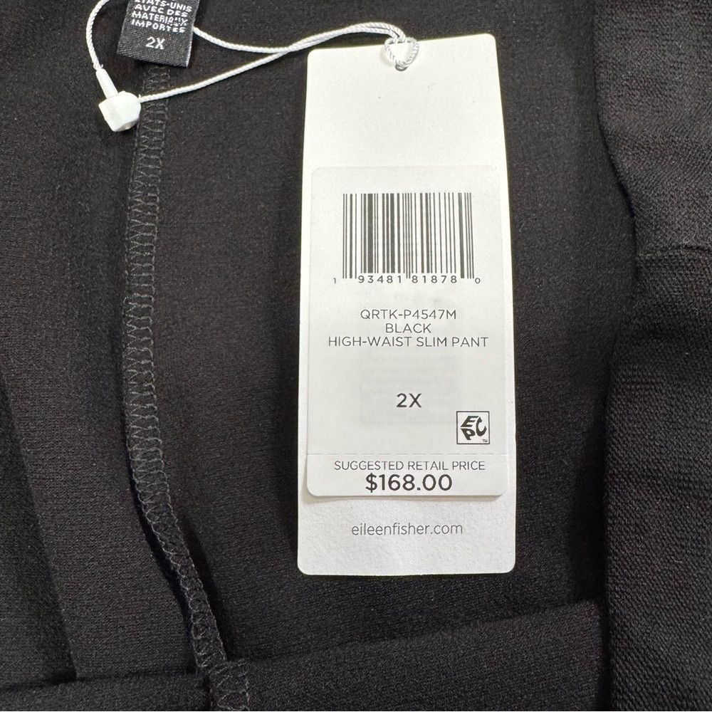 Eileen Fisher NWT New $168 Eileen Fisher High Waist Slim Ankle Pants Size Size 42" / US 20 - 6 Thumbnail