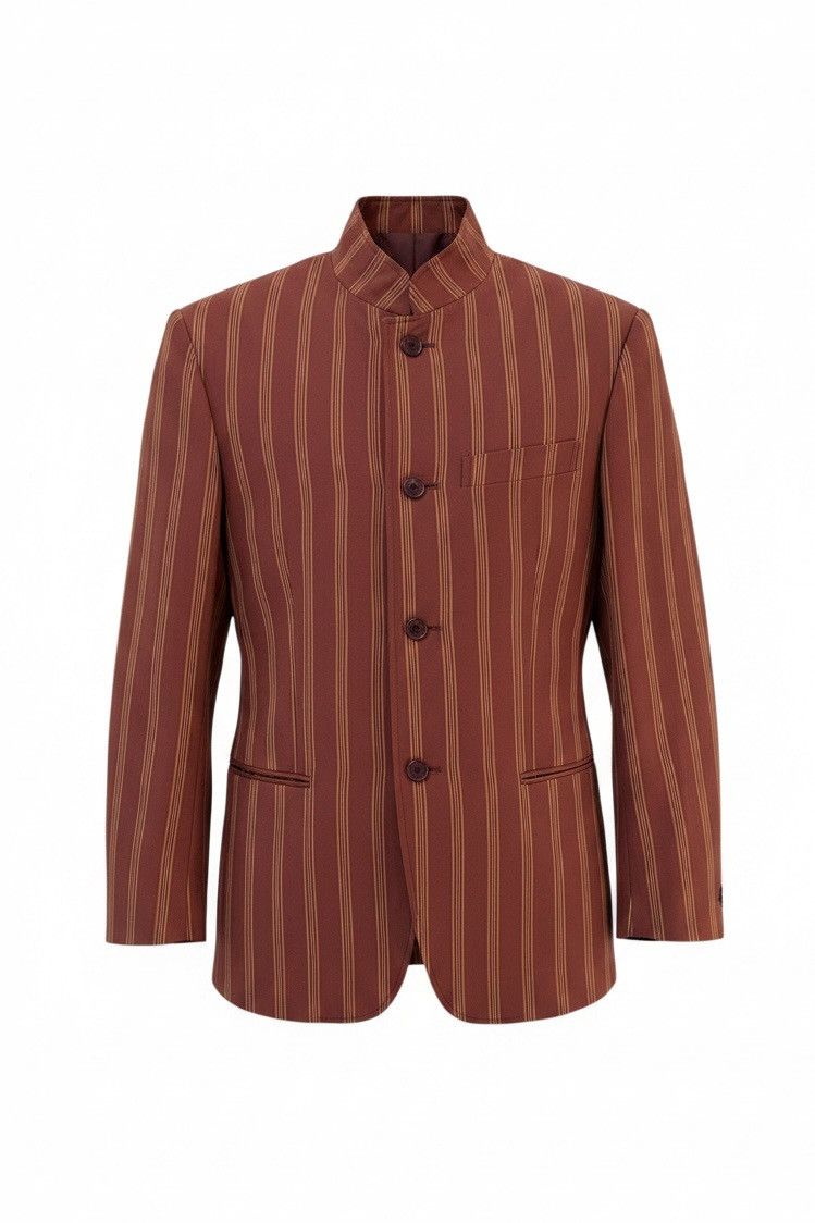 Romeo Gigli Vintage Romeo Gigli Stripes Jacket Blazer Size US M / EU 48-50 / 2 - 2 Thumbnail