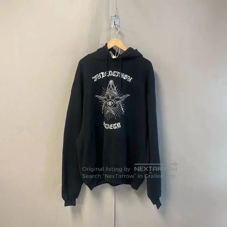 Balenciaga Balenciaga Devil Eye Sanskrit Hoodie XS. Size US XS / EU 42 / 0 - 2 Thumbnail