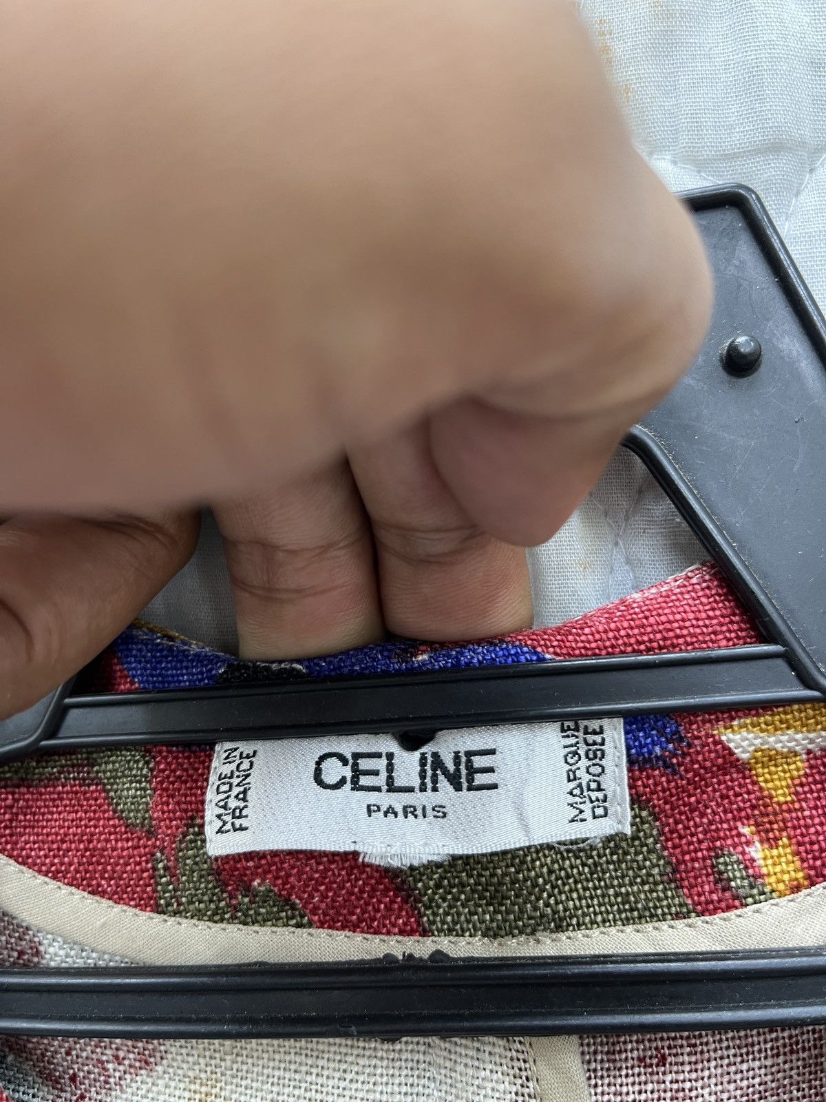 Celine 🔥🔥🔥STEALS VTG CELINE FLORAL BLOUSE Size M / US 6-8 / IT 42-44 - 7 Thumbnail
