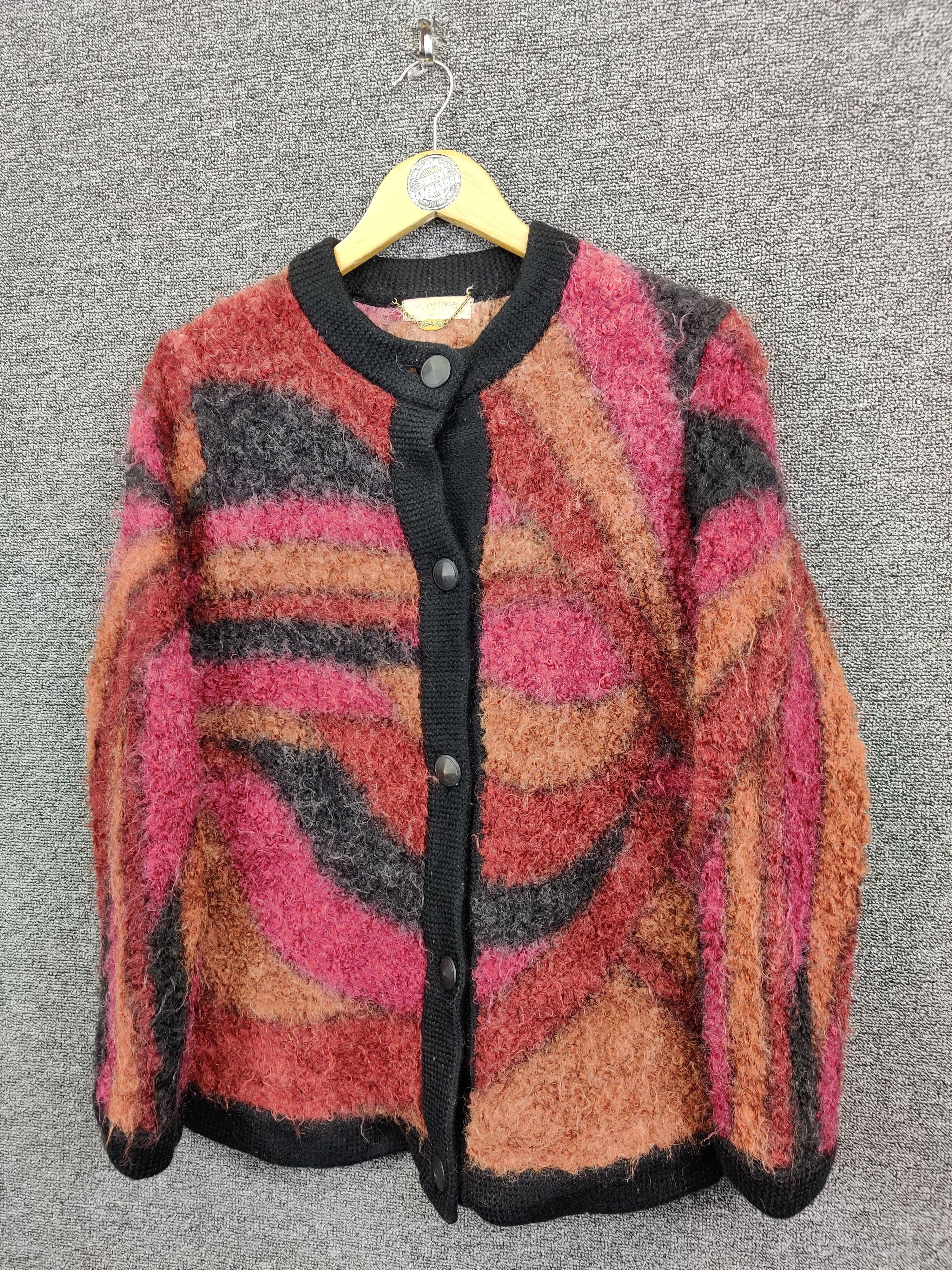 Japanese Brand Vintage Cardigan Mohair Button Ups By Houyou Size US M / EU 48-50 / 2 - 2 Thumbnail