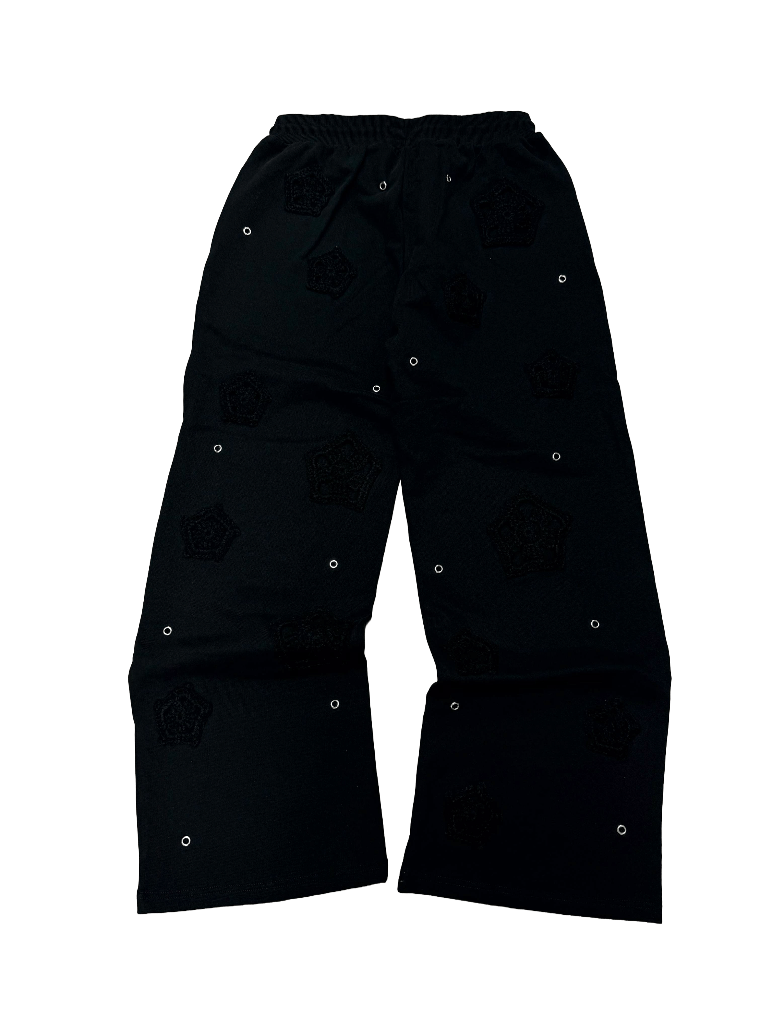 Other Arkyve Phantom Patch Crochet Black Sweats Size US 32 / EU 48 - 2 Thumbnail