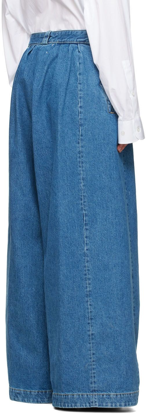Maison Margiela o1y0625 Denim Pant in Blue Size 27" / US 4 / IT 40 - 3 Thumbnail