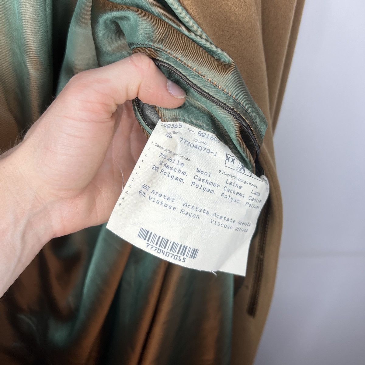 Bugatti Wool Cashmere Brown Vintage Coat Trench Bugatti 90s Size US L / EU 52-54 / 3 - 12 Thumbnail