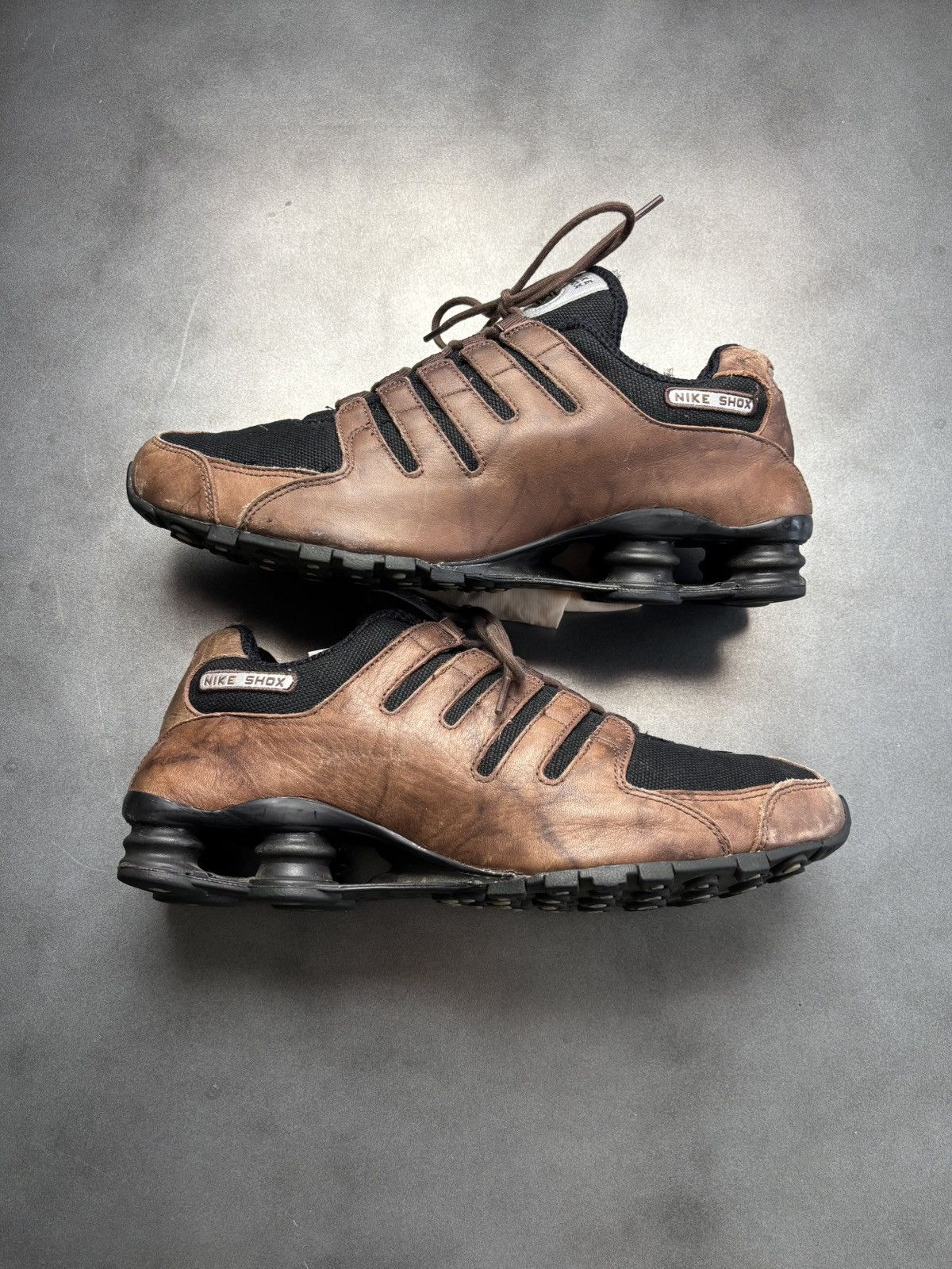 Nike × Vintage 2006 Nike Shox NZ Leather 309433-201 2000s Vintage EU Mens Size US 11 / EU 44 - 2 Thumbnail
