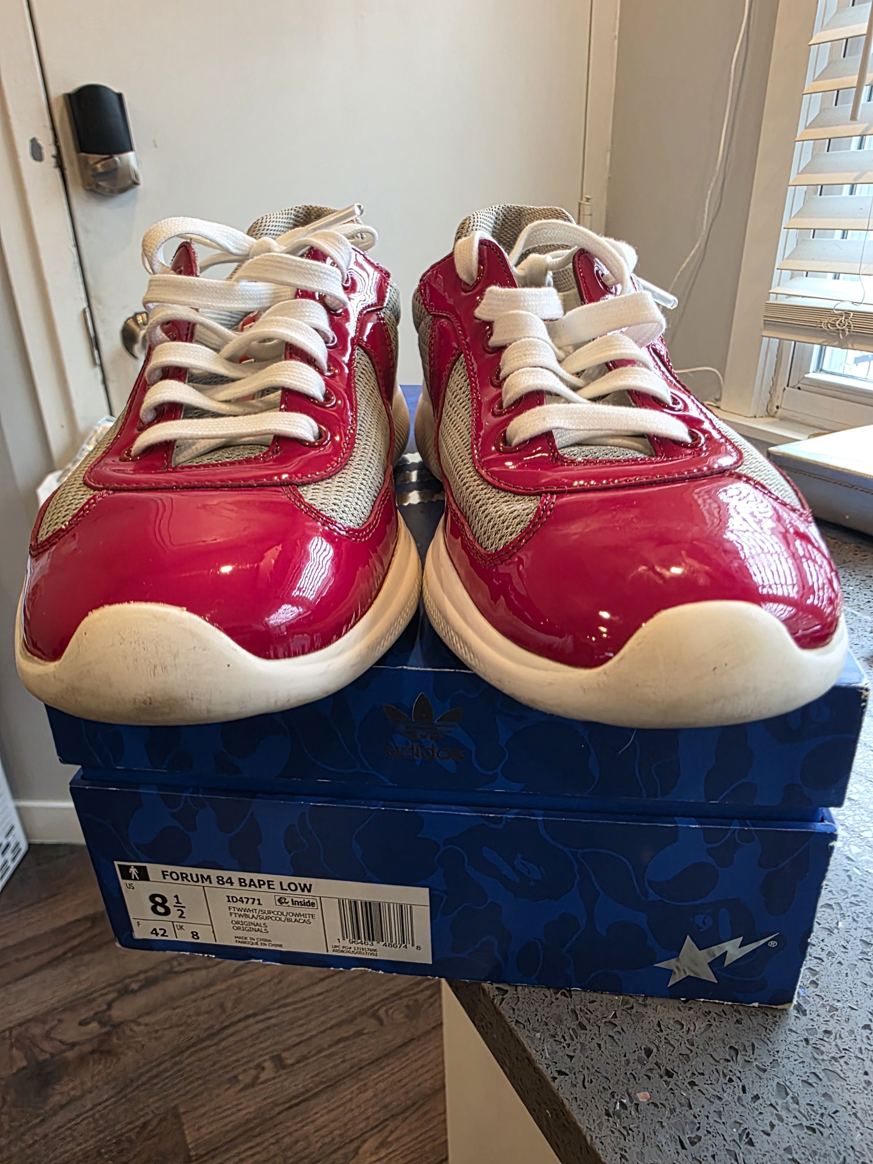 Prada Red Prada America's Cup Sneakers Size US 9 / EU 42 - 19 Thumbnail