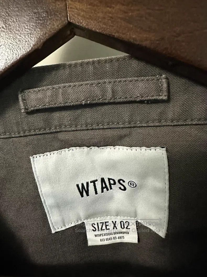 Wtaps Wtaps Long-sleeved collarless single pocket shirt Size US M / EU 48-50 / 2 - 4 Thumbnail