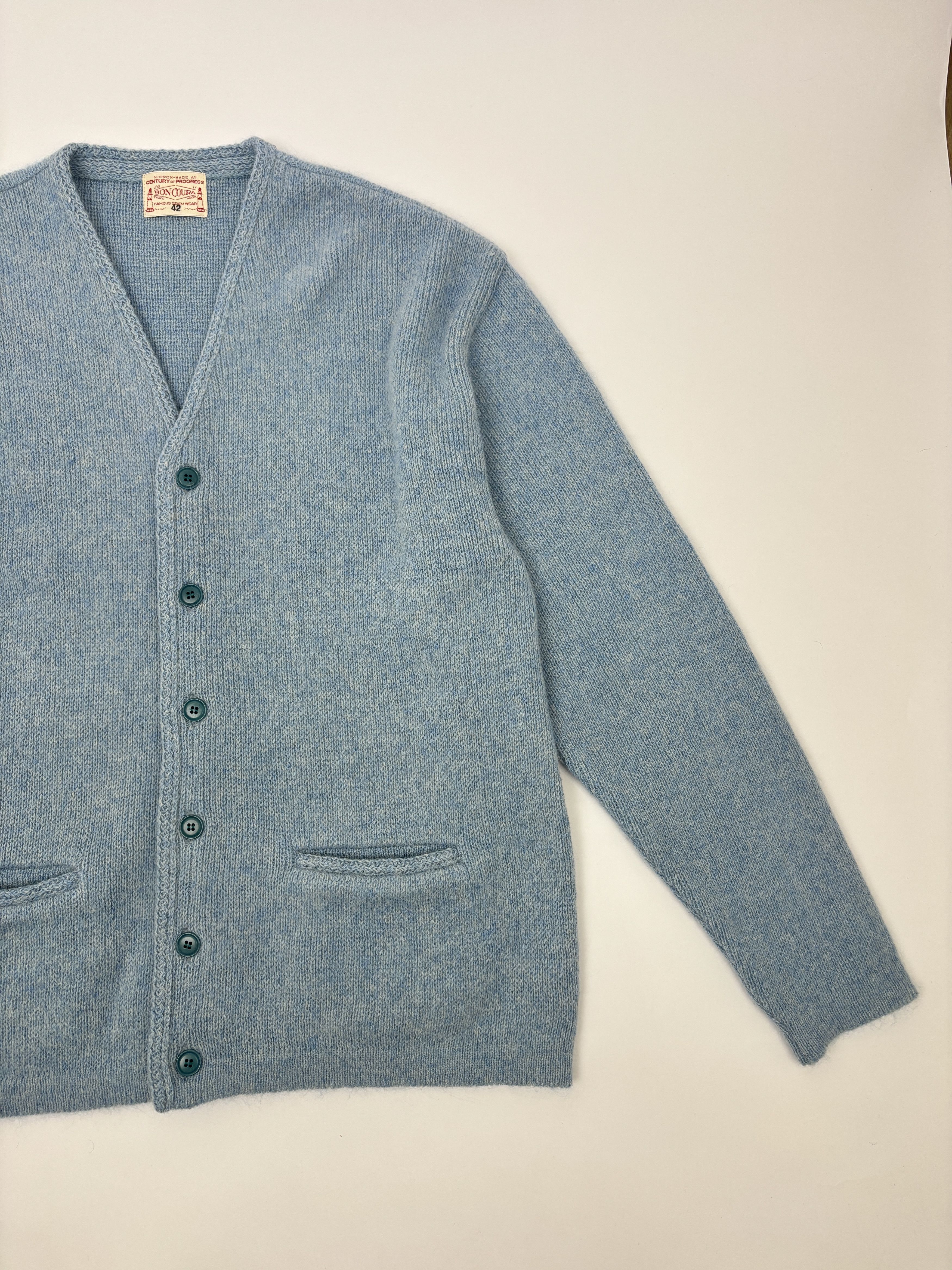 BONCOURA Boncoura Alpaca Mohair Cardigan Size US XL / EU 56 / 4 - 4 Thumbnail