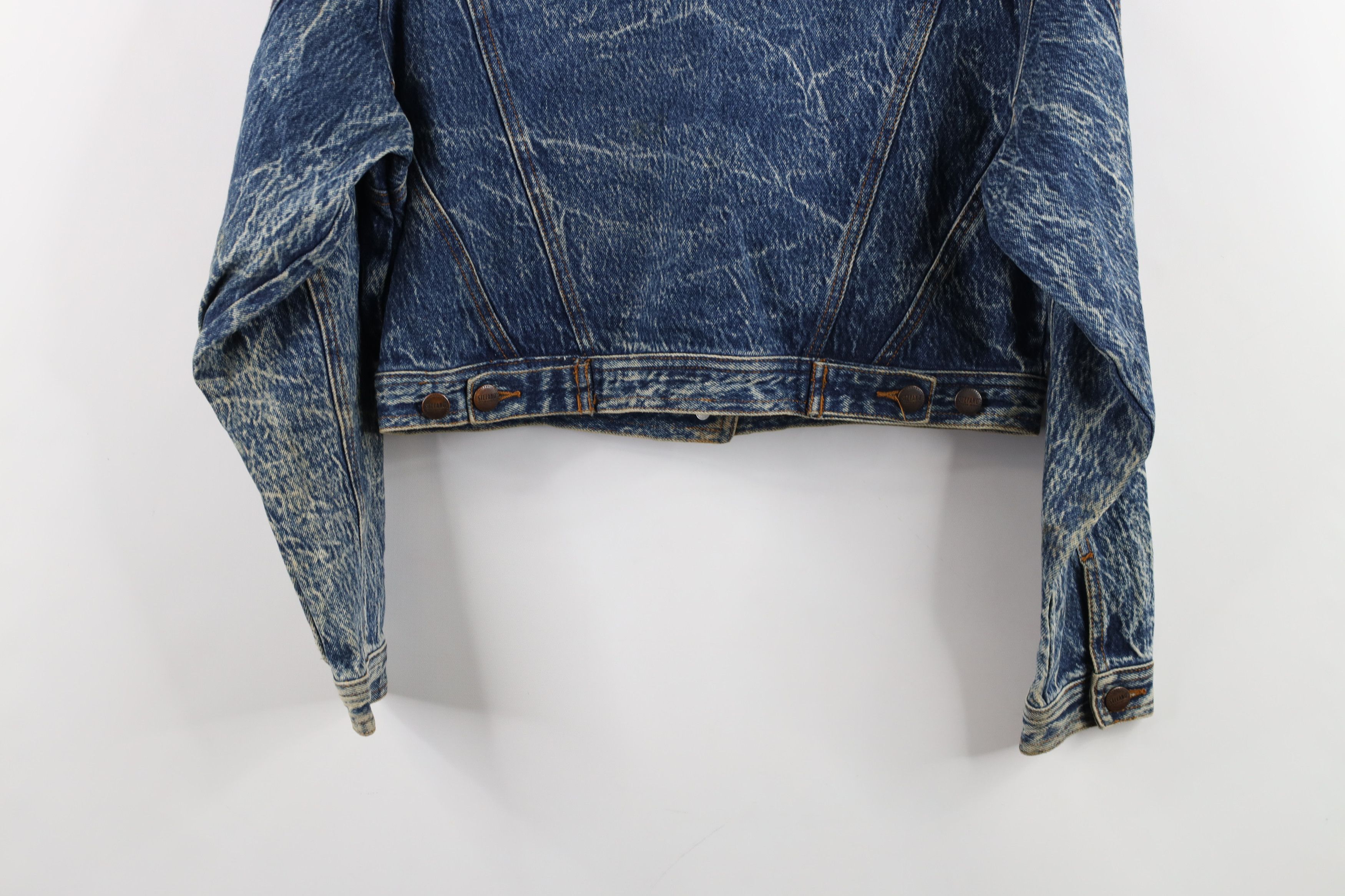 Vintage Vintage 90s Streetwear Acid Wash Denim Trucker Jacket Size M / US 6-8 / IT 42-44 - 14 Thumbnail