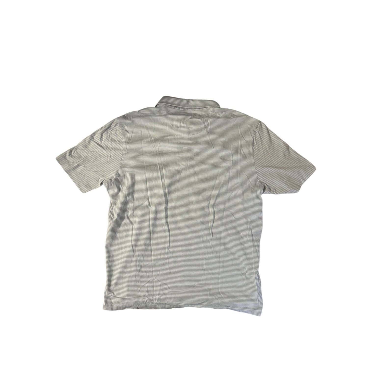 Tommy Bahama Tommy Bahama Baby Blue Striped Polo Lightweight Summer Mode Size US L / EU 52-54 / 3 - 4 Thumbnail