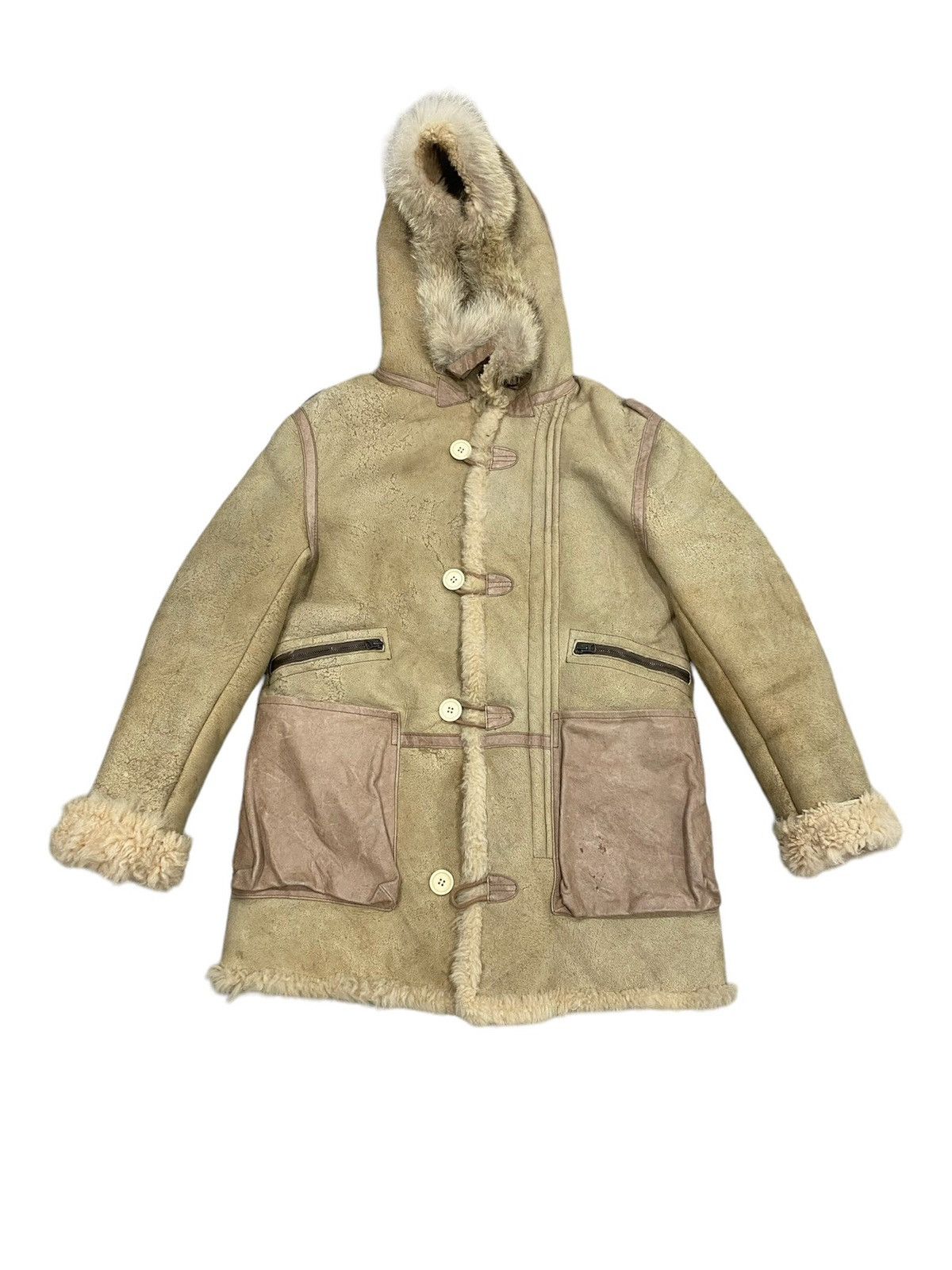 Lauren Ralph Lauren #grailsale ICONIC POLO RALPH LAUREN SHEARLING TOGGLE COAT Size US M / EU 48-50 / 2 - 2 Thumbnail