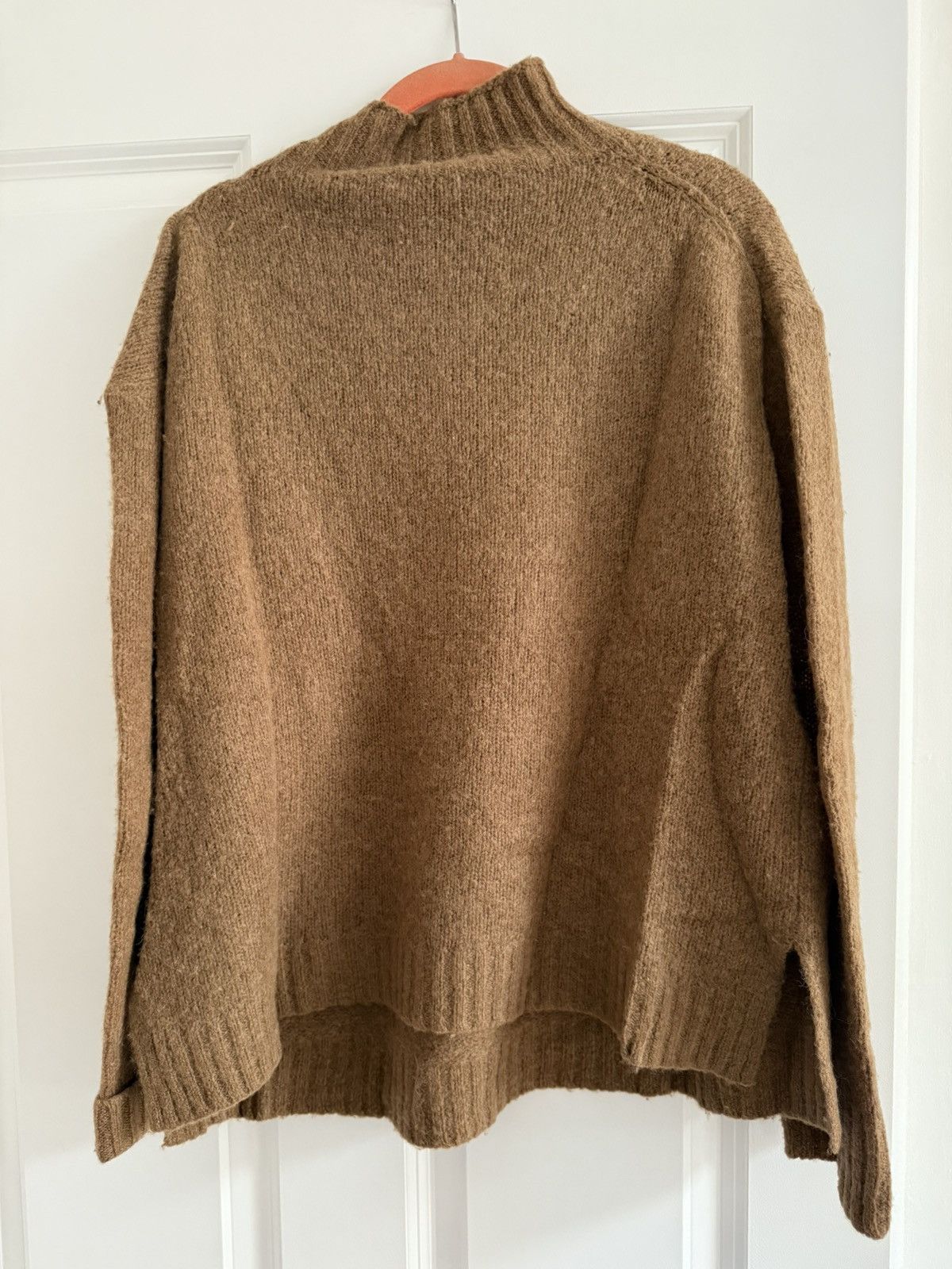 Other Jenni Kayne Women's Alpaca Mockneck Pullover Tan, Size M Size M / US 6-8 / IT 42-44 - 4 Thumbnail