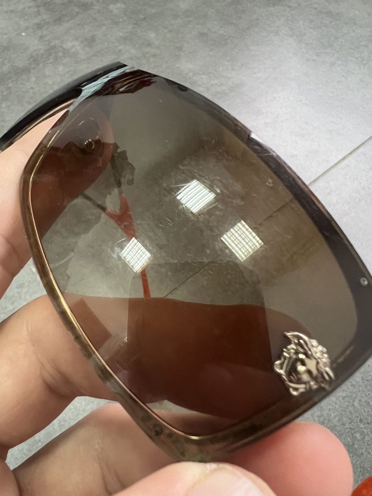 Versace × Vintage Vintage Authentic Versace Shield Sunglasses Medusa Size ONE SIZE - 5 Thumbnail
