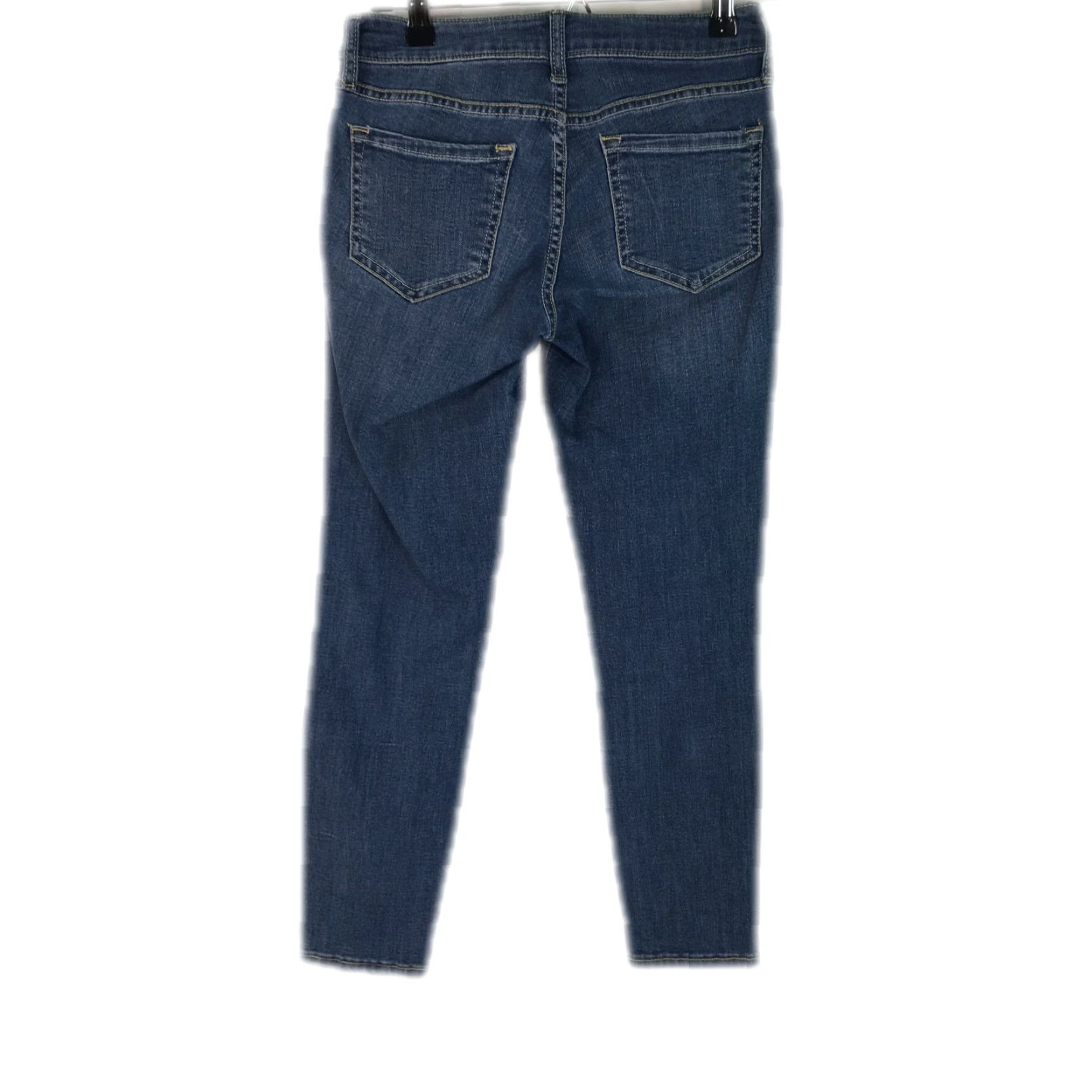 Old Navy Old Navy Rockstar Jeans Womens 4P Petite Blue Denim Straight Leg 28x27 Sportswear Rock Star Casual Denim Jeans Womens Size 4P Blue Size 27" / US 4 / IT 40 - 2 Thumbnail