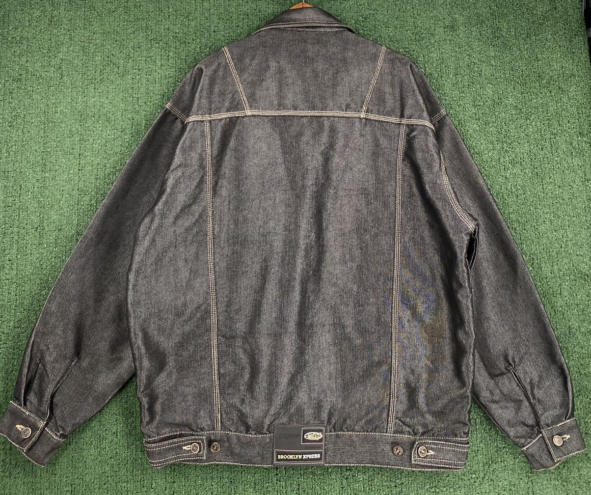 Other Vintage Y2K Brooklyn Xpress Denim Jean Jacket Men’s Size 2XL Size US XXL / EU 58 / 5 - 7 Thumbnail