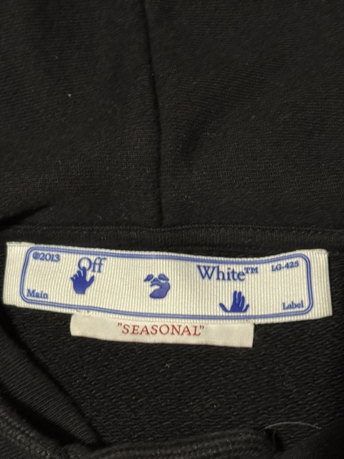 Off-White Black Off White Spray Hoodie Size US XL / EU 56 / 4 - 3 Thumbnail