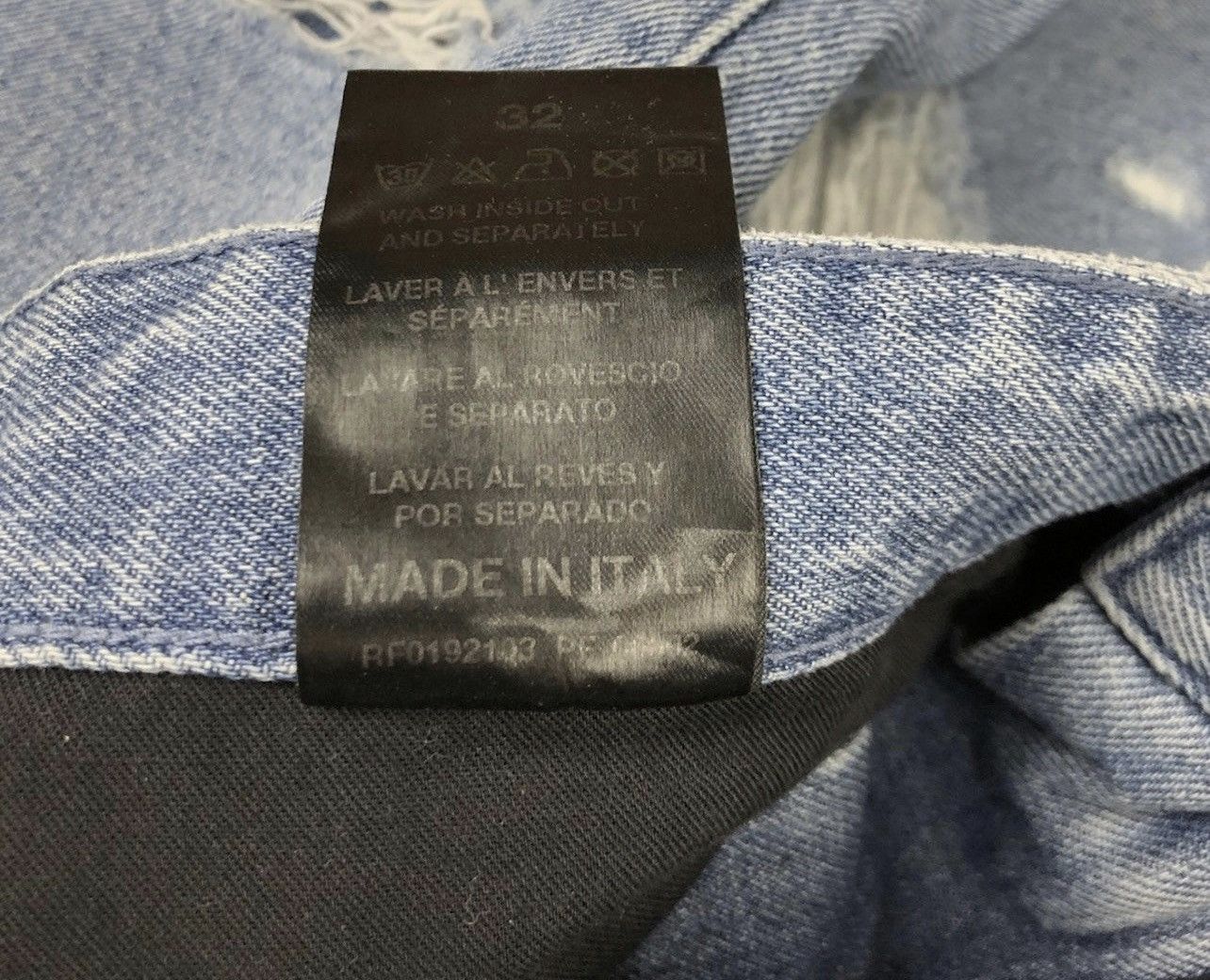Raf Simons Raf Simons Distressed Jeans Size US 32 / EU 48 - 2 Thumbnail